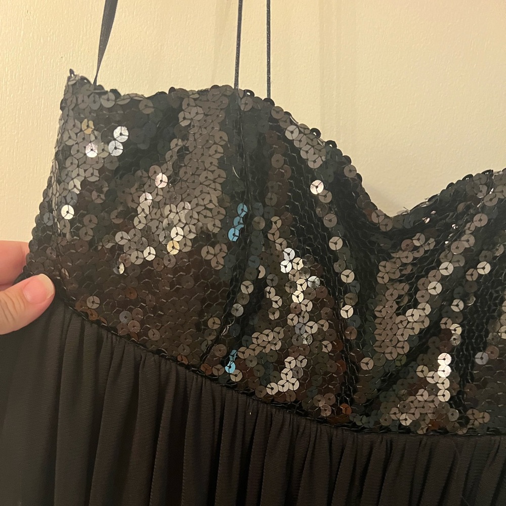 Sparkly black dress for semi-formal event!